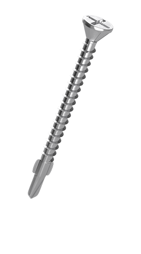 Tornillo Phillips Flat con alas